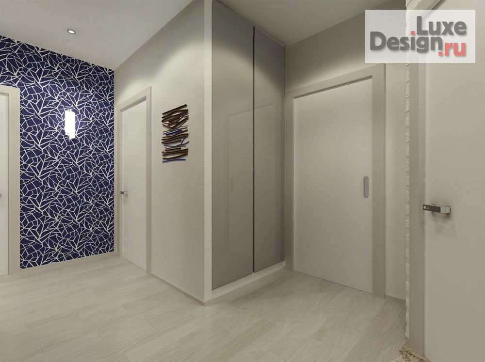 Дизайн интерьера двухкомнатной квартиры "Проект квартиры в ЖК "Царская Столица"" (фото 1)