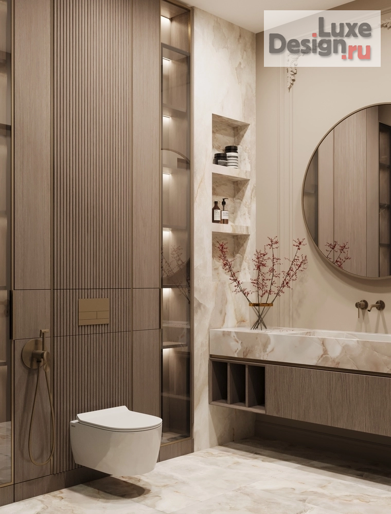 Дизайн интерьера трехкомнатной квартиры "Дизайн 3-комнатной квартиры в клубном доме Futurist" (фото 18)