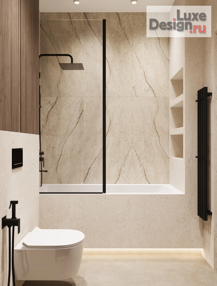 Дизайн интерьера четырехкомнатной квартиры "Дизайн 4-х комнатной квартиры в ЖК STATUS" (фото 24)