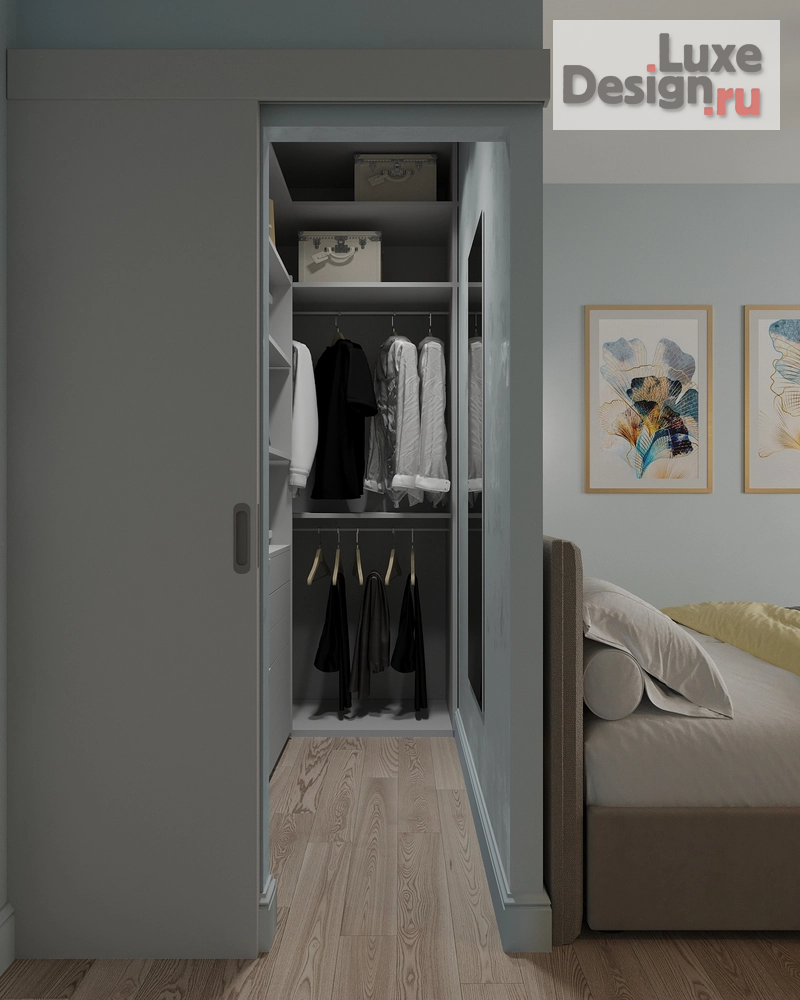 Дизайн интерьера четырехкомнатной квартиры "Дизайн 4-х комнатной квартиры в ЖК Цивилизация, 106 кв.м" (фото 21)