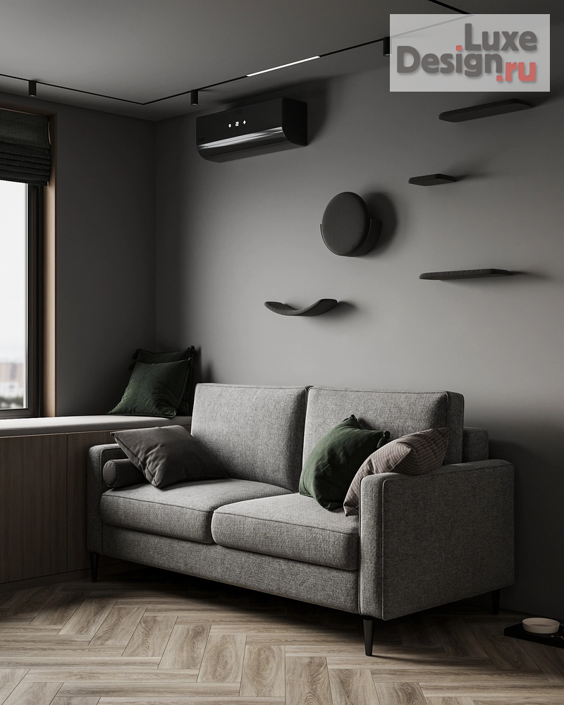 Дизайн интерьера двухкомнатной квартиры "Дизайн 2х-комнатной квартиры в ЖК Галактика PRO" (фото 18)