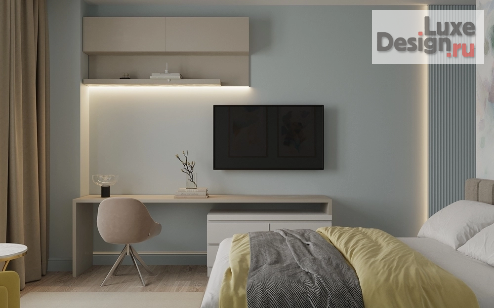 Дизайн интерьера четырехкомнатной квартиры "Дизайн 4-х комнатной квартиры в ЖК Цивилизация, 106 кв.м" (фото 22)