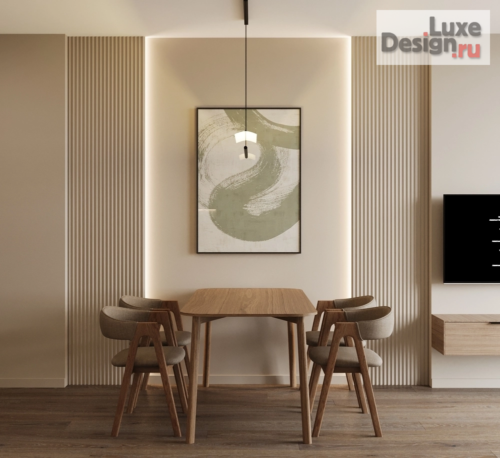 Дизайн интерьера трехкомнатной квартиры "Дизайн 3-комнатной квартиры в ЖК «Нахимова»" (фото 9)