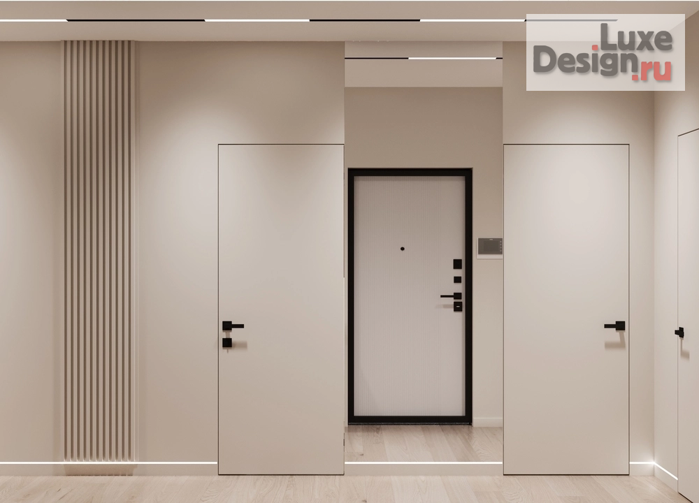 Дизайн интерьера четырехкомнатной квартиры "Дизайн 4-х комнатной квартиры в ЖК STATUS" (фото 3)