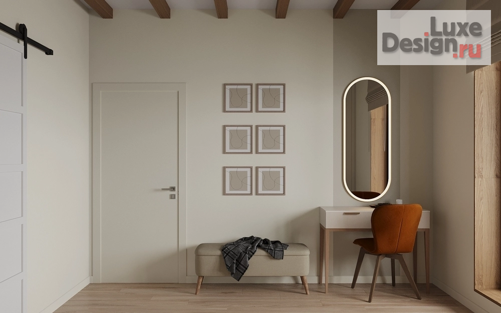 Дизайн интерьера трехкомнатной квартиры "Дизайн квартиры в ЖК Белый Остров" (фото 28)