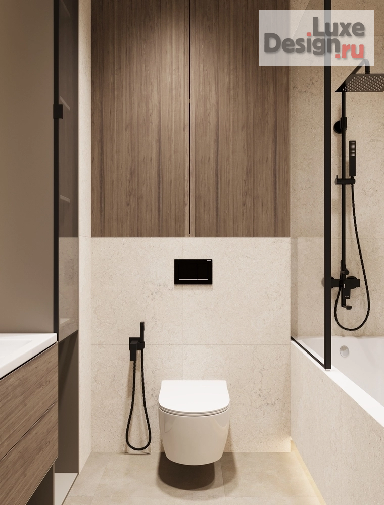 Дизайн интерьера четырехкомнатной квартиры "Дизайн 4-х комнатной квартиры в ЖК STATUS" (фото 25)