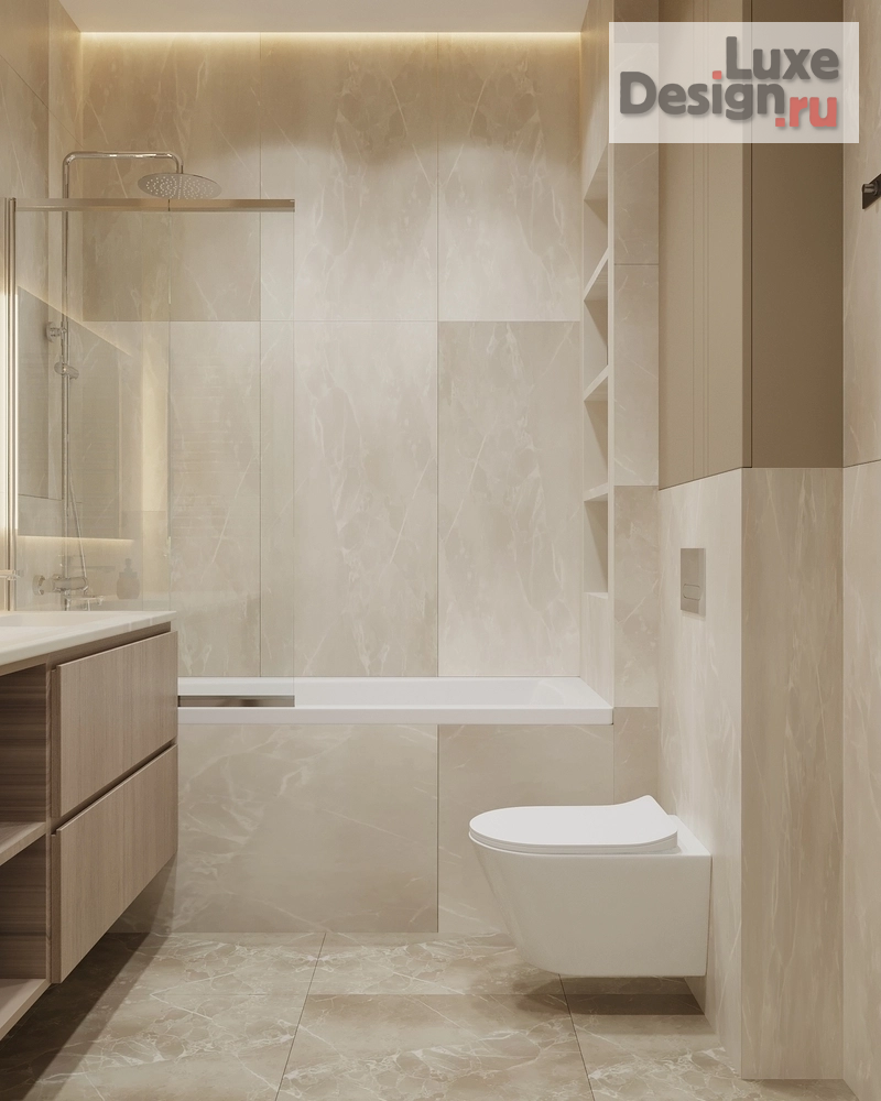 Дизайн интерьера четырехкомнатной квартиры "Дизайн 4-х комнатной квартиры в ЖК Цивилизация, 106 кв.м" (фото 33)