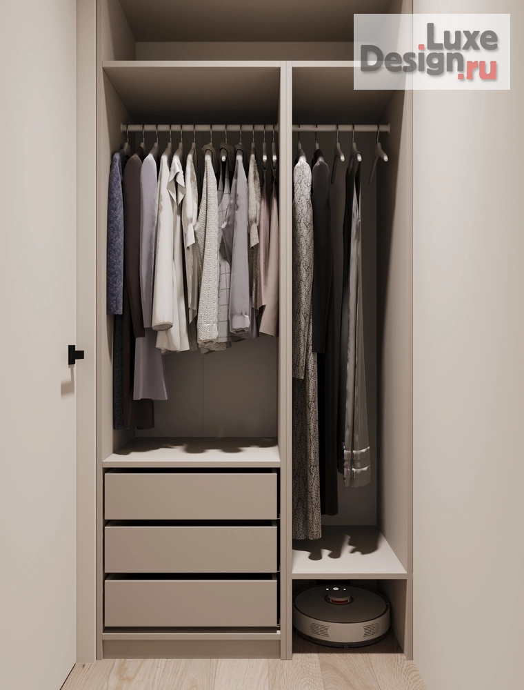 Дизайн интерьера четырехкомнатной квартиры "Дизайн 4-х комнатной квартиры в ЖК STATUS" (фото 20)