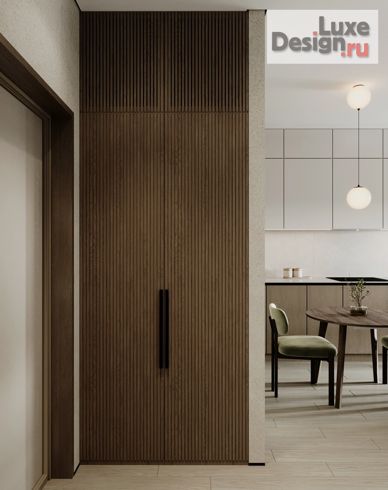 Дизайн интерьера однокомнатной квартиры "Дизайн 1-комнатной квартиры в ЖК «Шкиперский 19»" (фото 5)