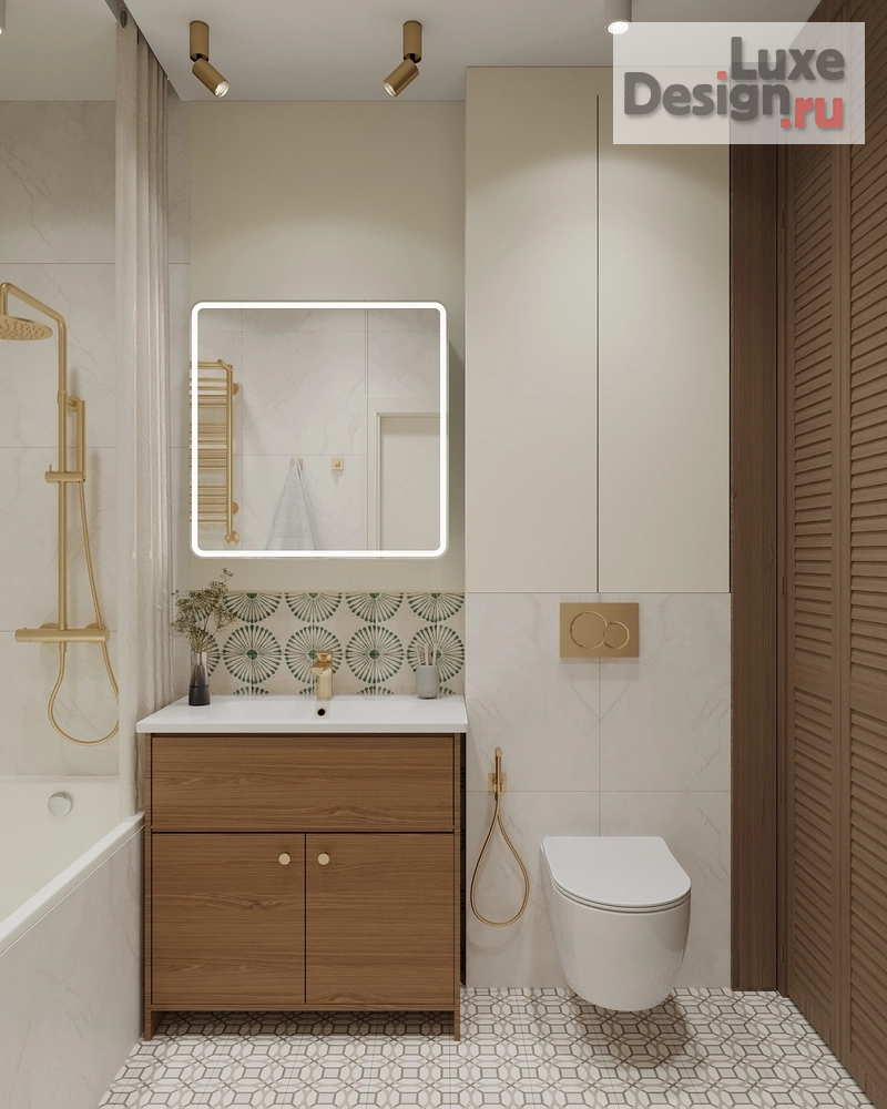 Дизайн интерьера трехкомнатной квартиры "Дизайн квартиры в ЖК Белый Остров" (фото 19)