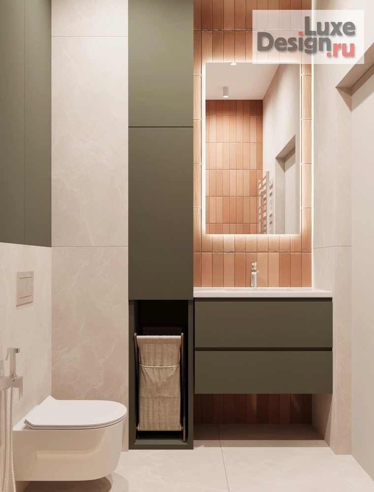 Дизайн интерьера двухкомнатной квартиры "Дизайн 2-комнатной квартиры в ЖК ID Park Pobedy" (фото 17)