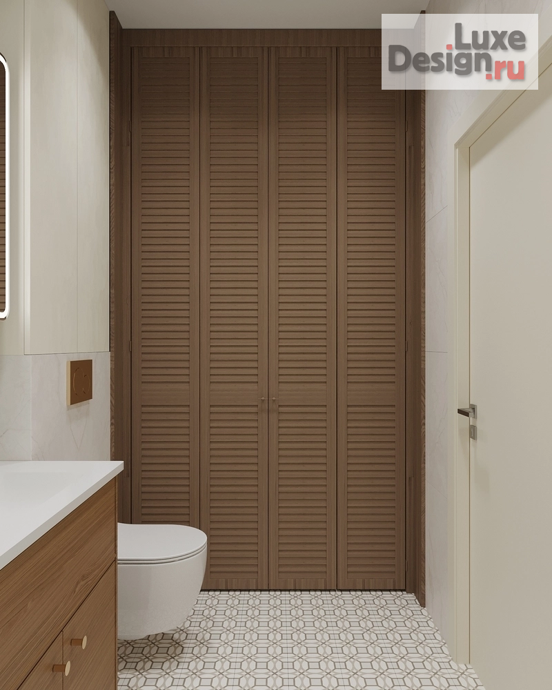 Дизайн интерьера трехкомнатной квартиры "Дизайн квартиры в ЖК Белый Остров" (фото 22)