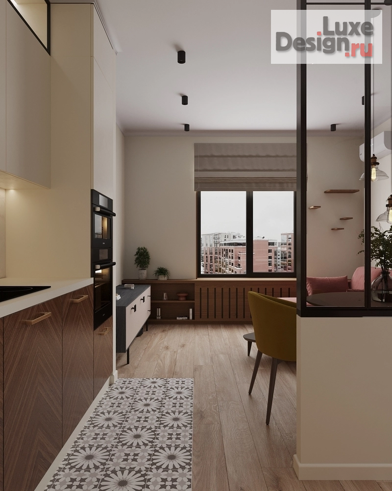 Дизайн интерьера трехкомнатной квартиры "Дизайн квартиры в ЖК Белый Остров" (фото 8)