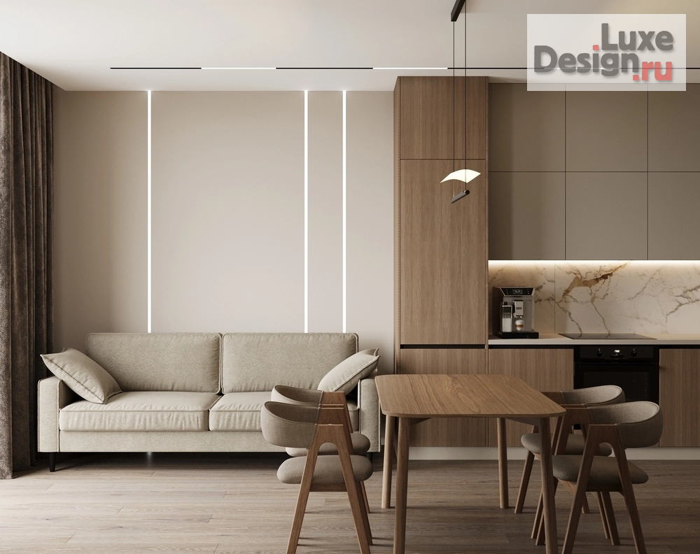 Дизайн интерьера трехкомнатной квартиры "Дизайн 3-комнатной квартиры в ЖК «Нахимова»" (фото 7)