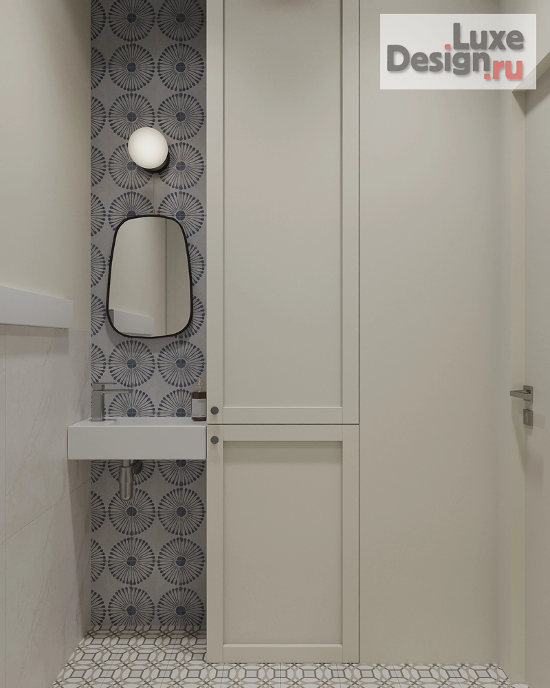 Дизайн интерьера трехкомнатной квартиры "Дизайн квартиры в ЖК Белый Остров" (фото 23)