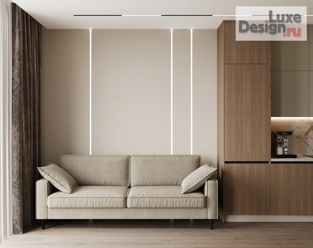 Дизайн интерьера трехкомнатной квартиры "Дизайн 3-комнатной квартиры в ЖК «Нахимова»" (фото 8)