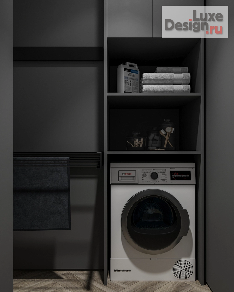 Дизайн интерьера двухкомнатной квартиры "Дизайн 2х-комнатной квартиры в ЖК Галактика PRO" (фото 9)