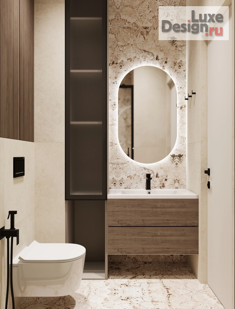 Дизайн интерьера четырехкомнатной квартиры "Дизайн 4-х комнатной квартиры в ЖК STATUS" (фото 26)