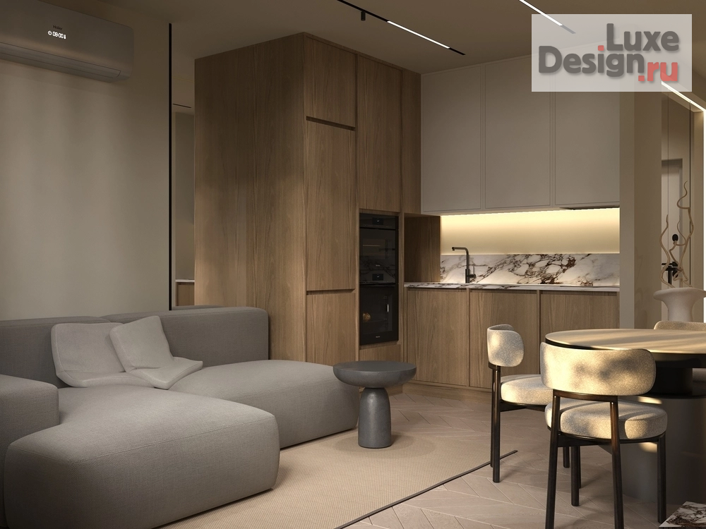 Дизайн интерьера двухкомнатной квартиры "ЖК Белый Остров, 2-комнатная квартира" (фото 16)