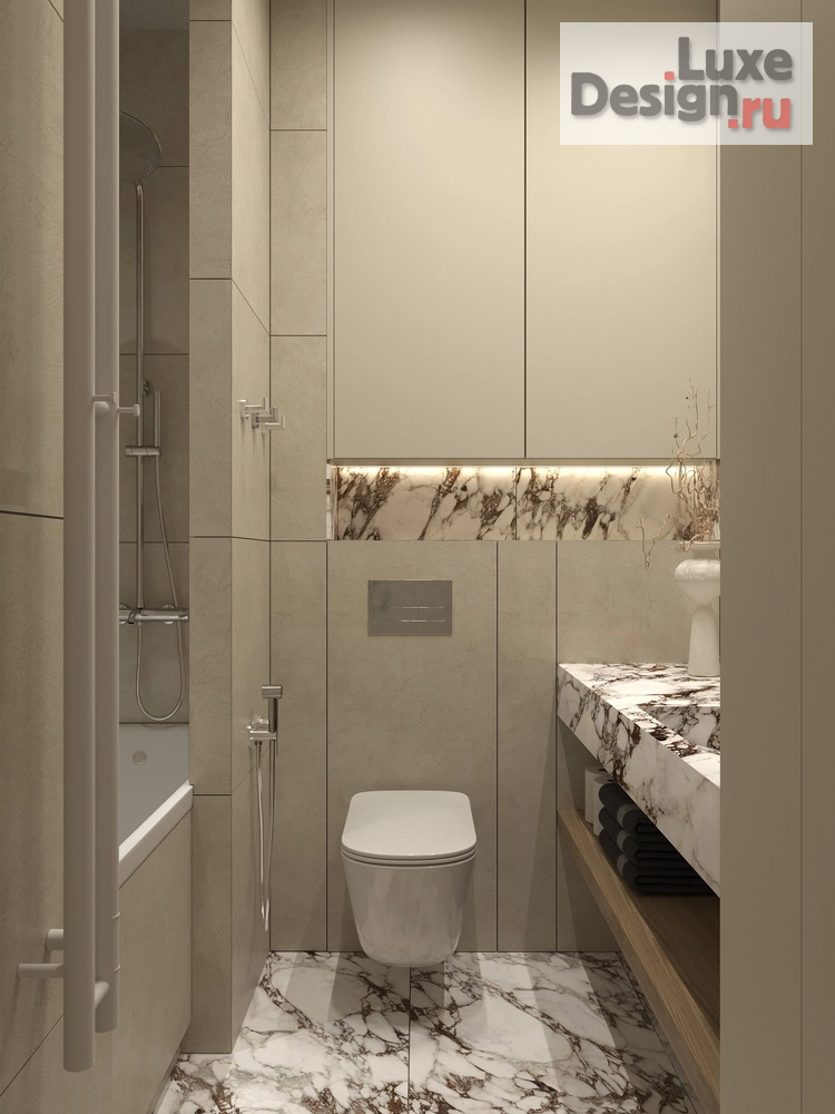 Дизайн интерьера двухкомнатной квартиры "ЖК Белый Остров, 2-комнатная квартира" (фото 22)