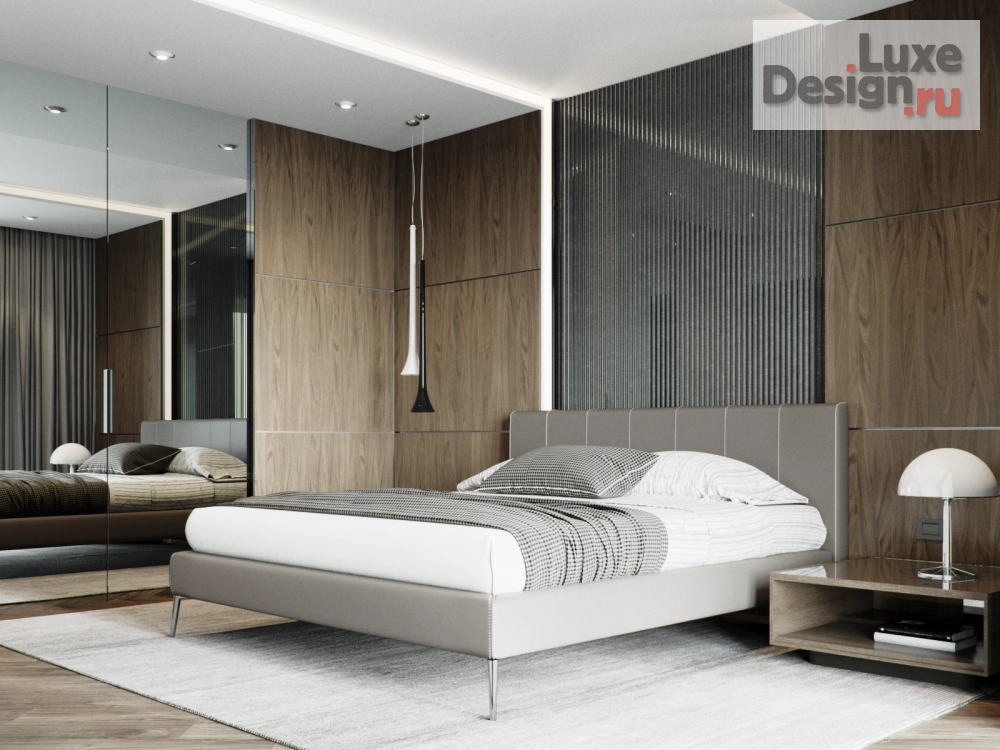 Дизайн интерьера спальни "Квартира на Ярославском шоссе, спальня" (фото 2)