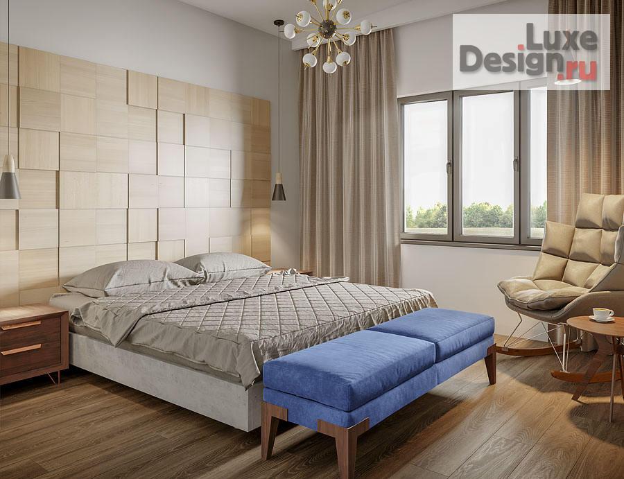 Дизайн интерьера коттеджа "Коттедж 1‑эт, 130 м2, Красноглинский район" (фото 15)