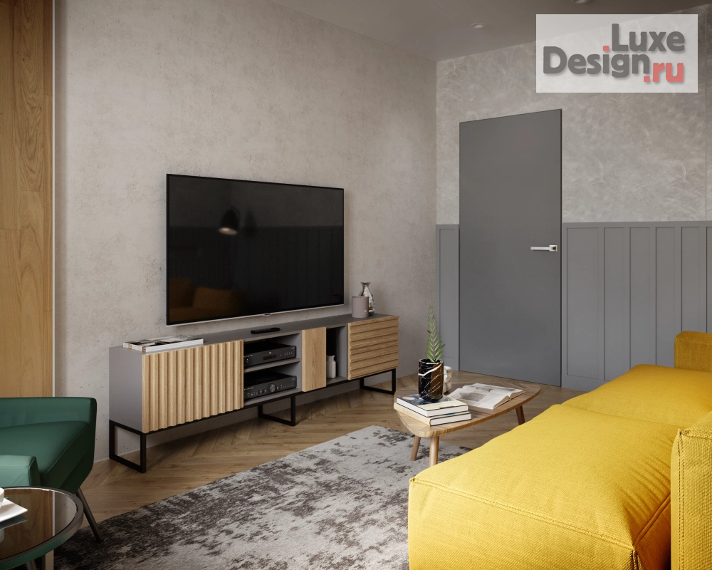 Дизайн интерьера трехкомнатной квартиры "Квартира 3‑к, 120 м2 ул. Арцебушевская" (фото 3)