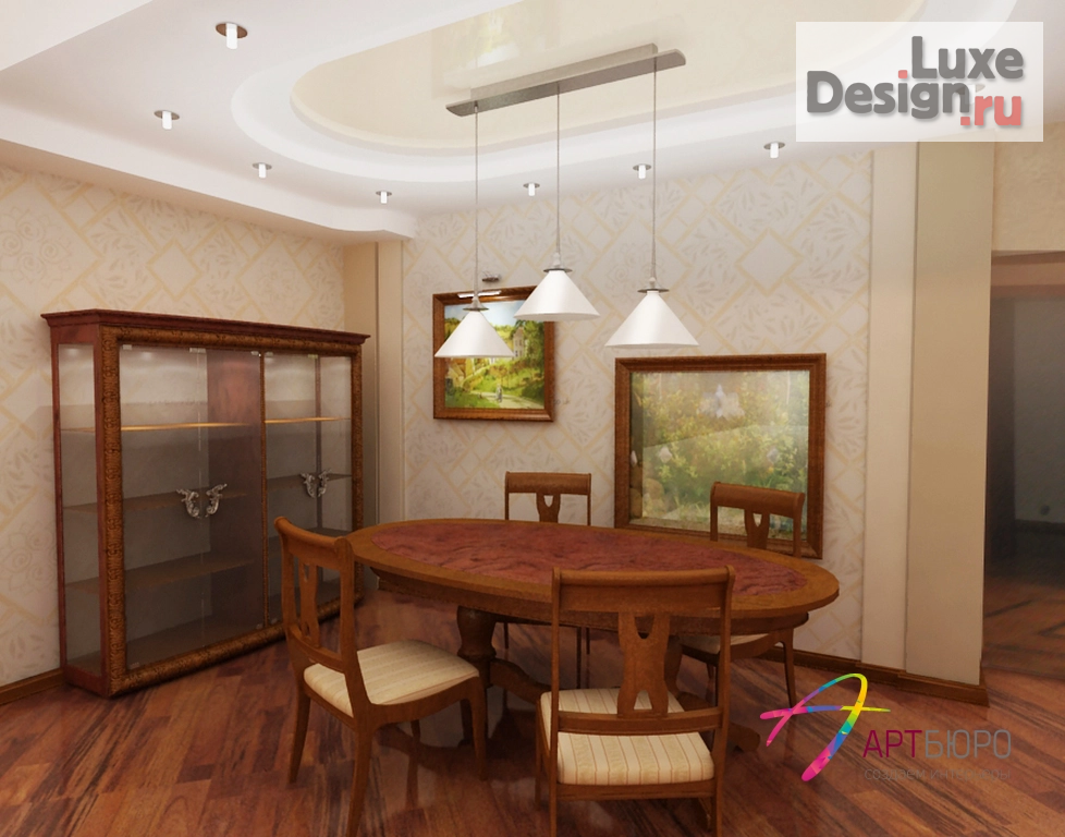 Дизайн интерьера четырехкомнатной квартиры "Четырёхкомнатная квартира в ЖК “Озерки Тауэр”, Санкт-Петербург" (фото 14)