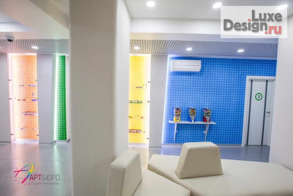 Дизайн интерьера лечебного учреждения "Детская стоматологическая клиника" (фото 17)