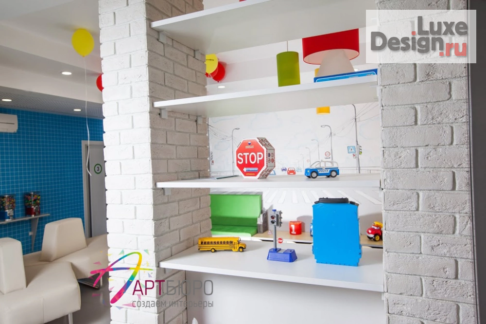 Дизайн интерьера лечебного учреждения "Реализация детской стоматологической клиники" (фото 7)