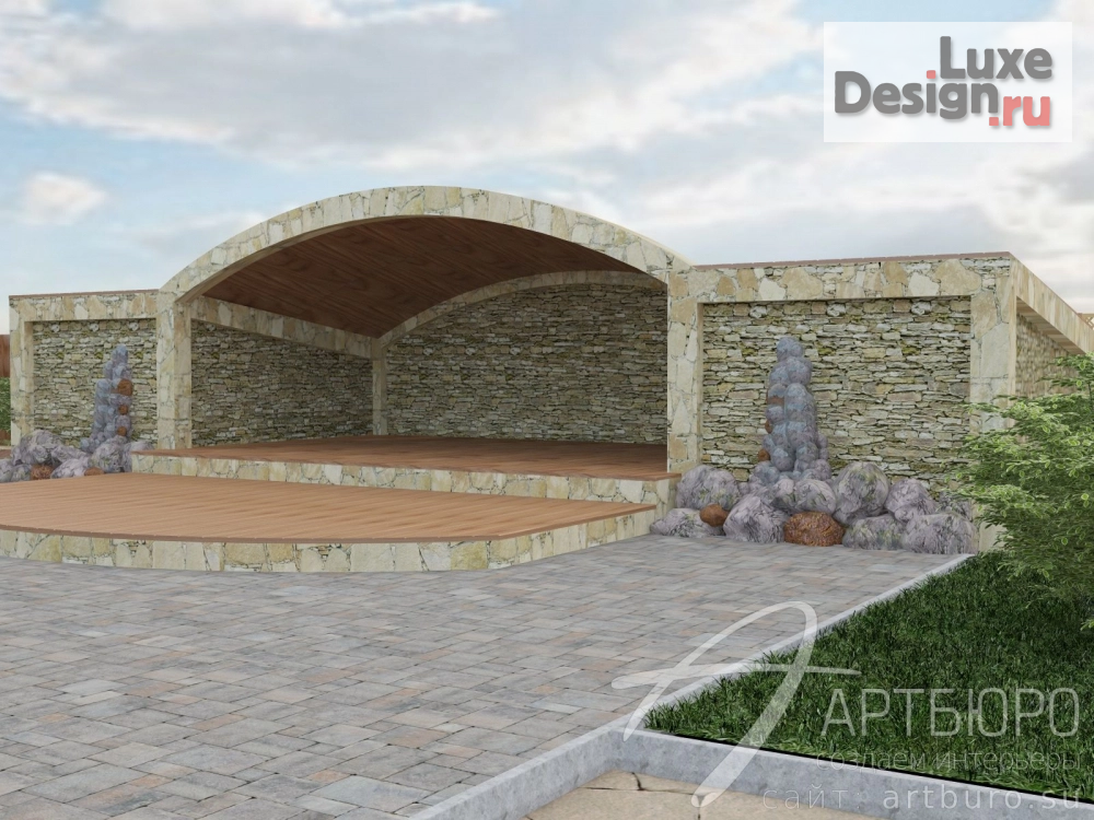 Дизайн интерьера ресторана "Территория парка отдыха ресторана" (фото 8)