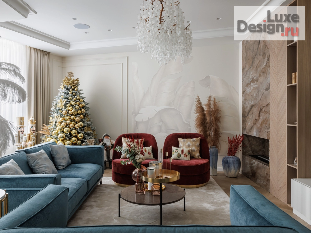 Дизайн интерьера трехкомнатной квартиры "Интерьер частных апартаментов. Санкт-Петербург" (фото 2)