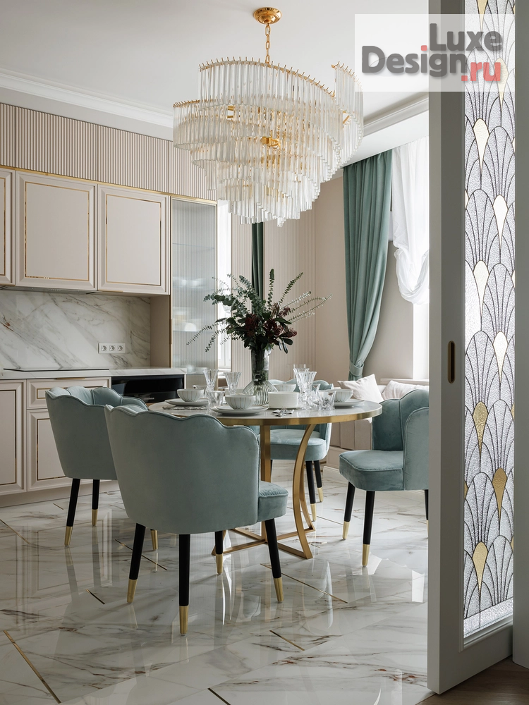 Дизайн интерьера трехкомнатной квартиры "Интерьер частных апартаментов. Санкт-Петербург" (фото 1)