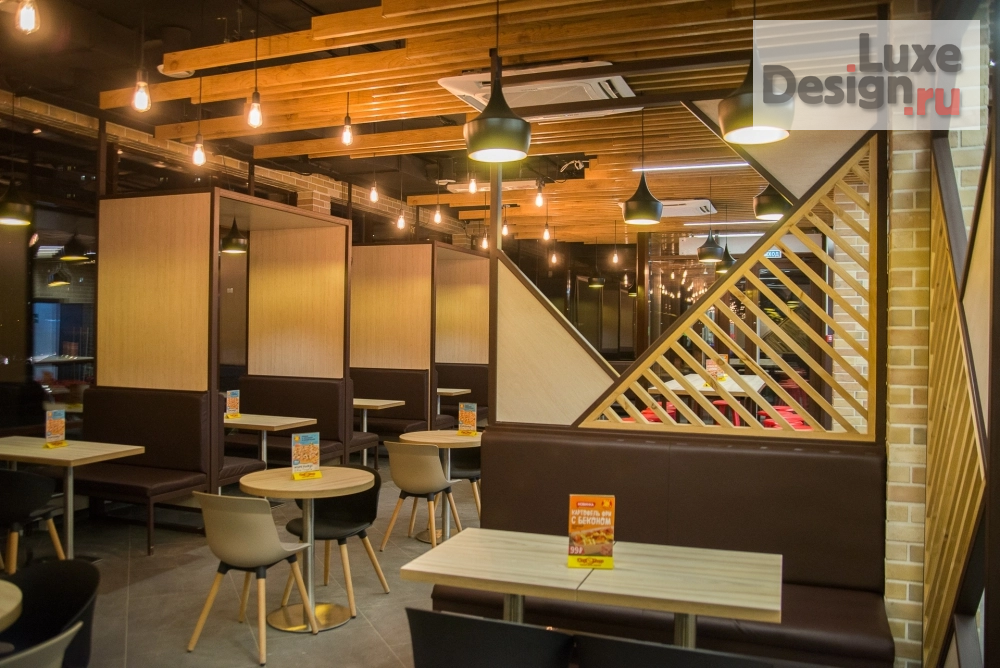 Дизайн интерьера ресторана "Сетевой Ресторан быстрого питания Жар-Пицца" (фото 4)