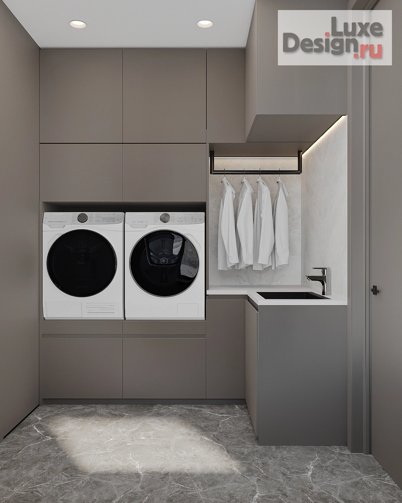 Дизайн интерьера загородного дома "Дом в стиле минимализм Кп Репенская усадьба" (фото 19)