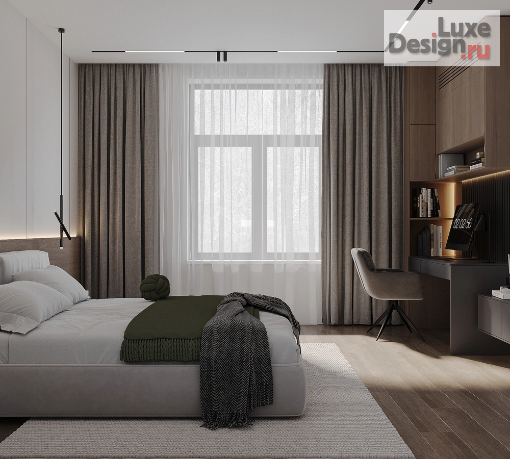 Дизайн интерьера загородного дома "Дом в стиле минимализм Кп Репенская усадьба" (фото 23)