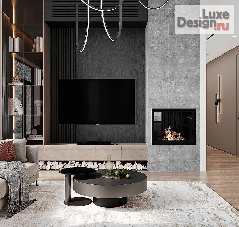 Дизайн интерьера загородного дома "Дом в стиле минимализм Кп Репенская усадьба" (фото 4)