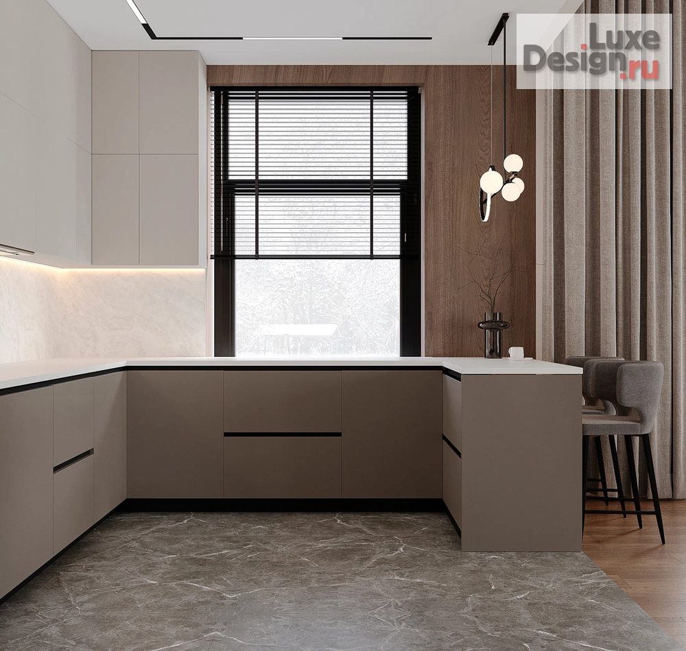 Дизайн интерьера загородного дома "Дом в стиле минимализм Кп Репенская усадьба" (фото 7)