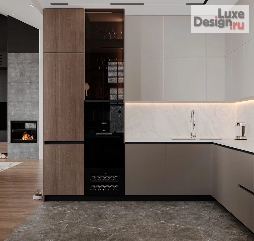 Дизайн интерьера загородного дома "Дом в стиле минимализм Кп Репенская усадьба" (фото 8)