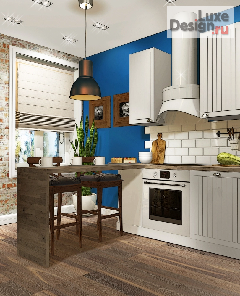 Дизайн интерьера квартиры студии "Квартира-студия" (фото 3)