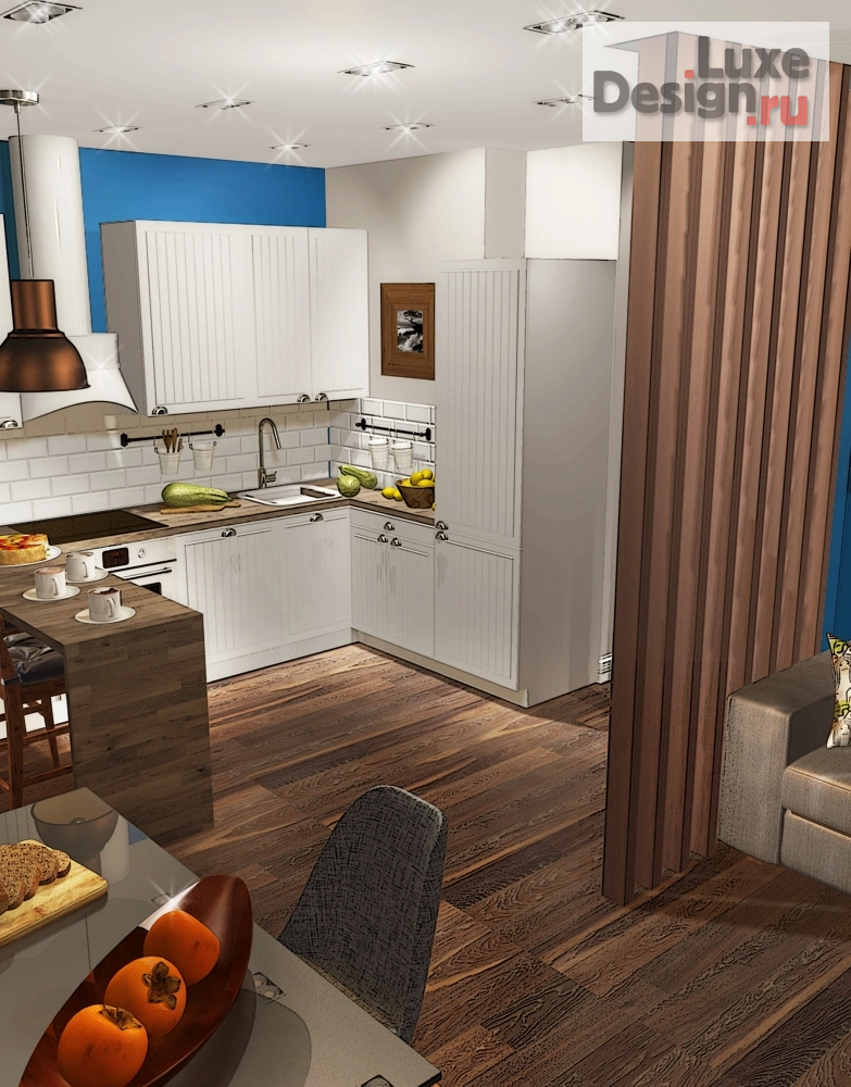 Дизайн интерьера квартиры студии "Квартира-студия" (фото 5)