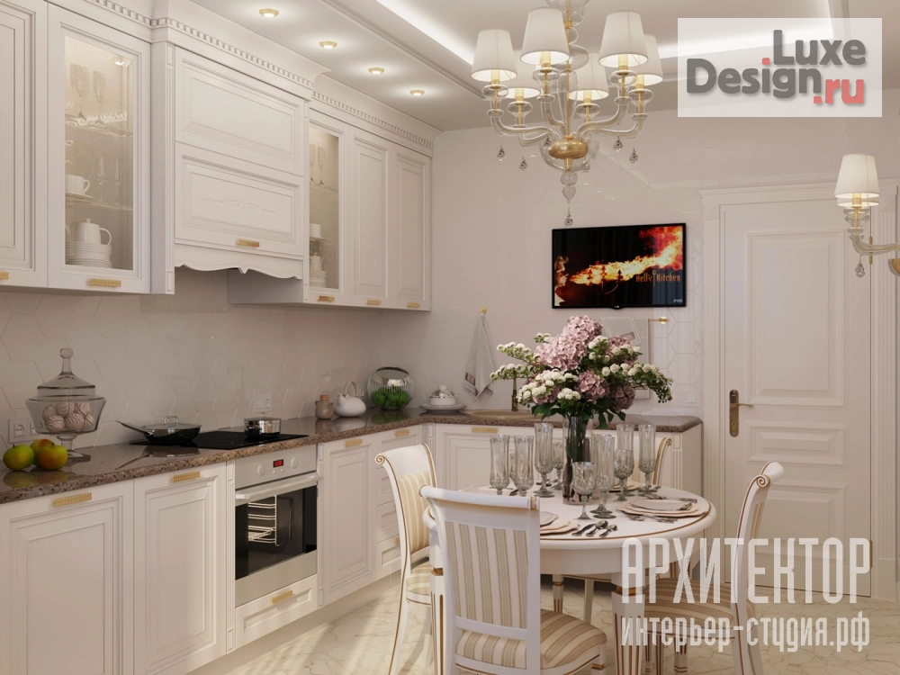 Дизайн интерьера квартиры "Квартира в ЖК "Царский двор", 65 м2" (фото 5)