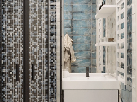Дизайн интерьера ванной в Санкт-Петербурге "Ванная комната "