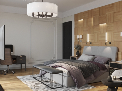 Дизайн интерьера в Санкт-Петербурге "Проект спальни"