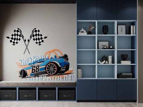 Дизайн интерьера частного интерьера в Санкт-Петербурге "Детская "