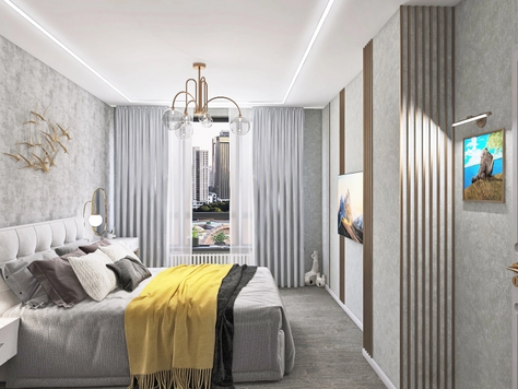 Дизайн интерьера спальни в Санкт-Петербурге "Спальня в стиле модерн"