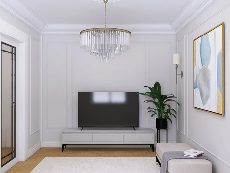 Дизайн интерьера в Санкт-Петербурге "Квартира в старом фонде в неоклассическом стиле "