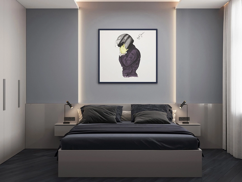 Дизайн интерьера трехкомнатной квартиры в Санкт-Петербурге " "Формула Navy Blue " ЖК Royal Park  - СПБ "