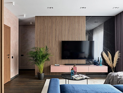 Дизайн интерьера двухкомнатной квартиры в Санкт-Петербурге "Квартира в ЖК Ренессанс"