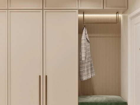 Дизайн интерьера трехкомнатной квартиры в Санкт-Петербурге ""Акварельные сны" - дизайн-проект трехкомнатной квартиры в Москве "